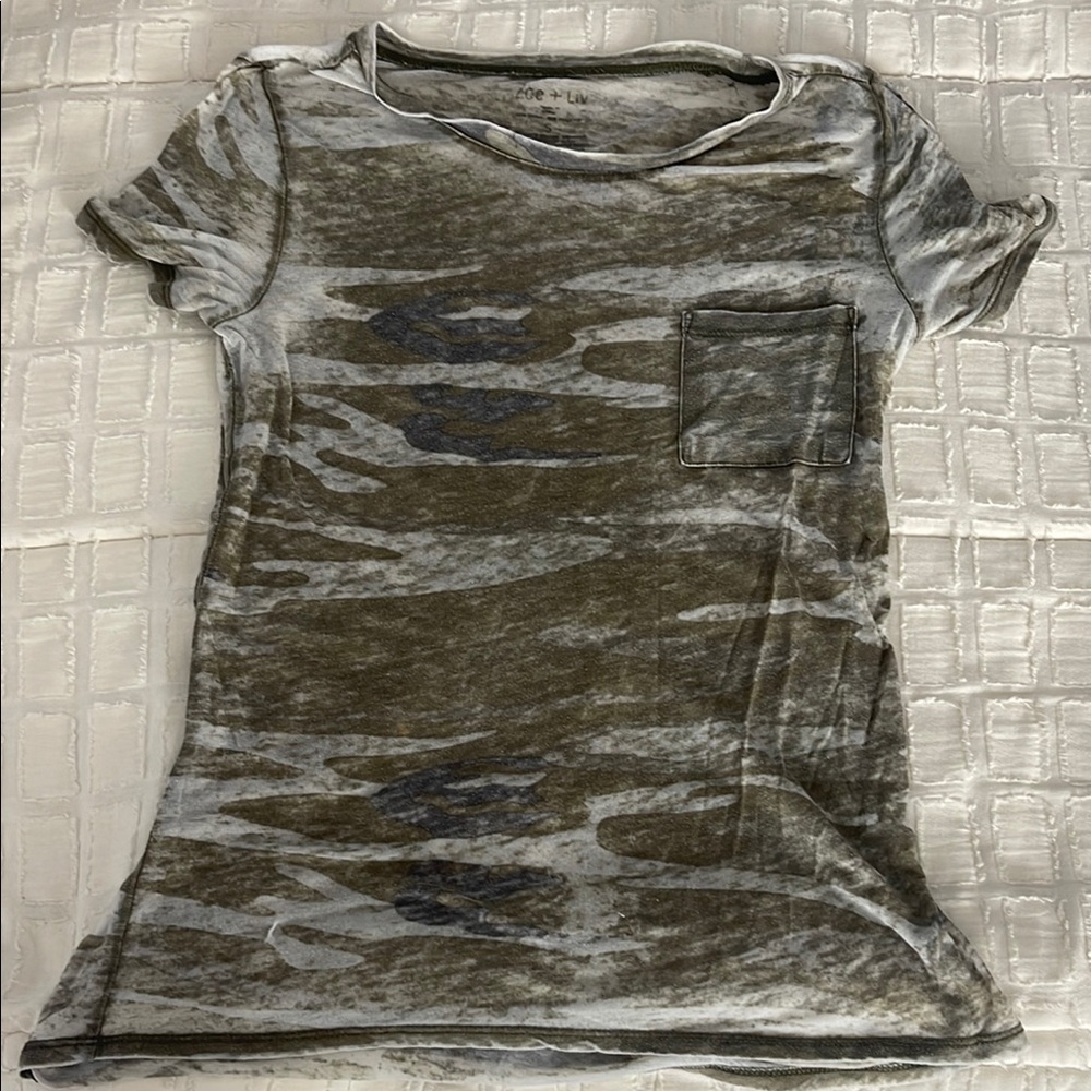 Camouflage Print Shirt